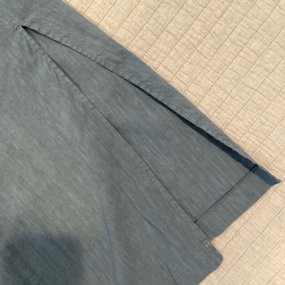 Theory Clean Strap Midi Dress Blue Steel Size 6 - Picture 11 of 12